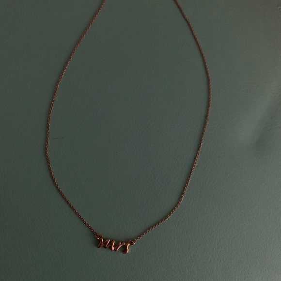kate spade Jewelry - 12K Gold Kate Spade Say Yes Mrs Necklace